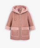 Палто в розово от за МОМИЧЕ основен изглед