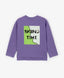 Виолетова тениска с дълъг ръкав от Gulliver