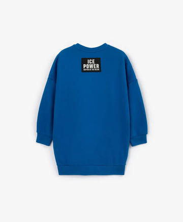 Синя плетена блуза от футър от Gulliver