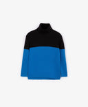 Пуловер с шеврон в синьо за МОМЧЕ основен изглед