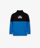 Пуловер с шеврон в синьо Gulliver