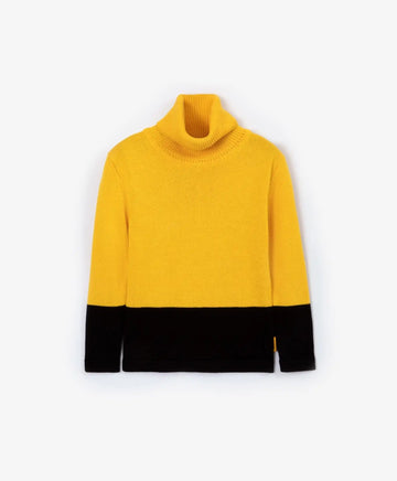 Плетен жълт пуловер Gulliver