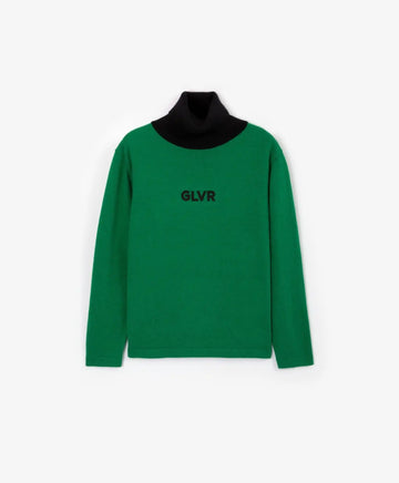 Плетен зелен пуловер Gulliver