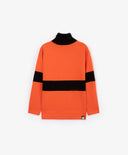 Плетен оранжев пуловер Gulliver