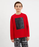 Червена тениска за МОМЧЕ основен изглед