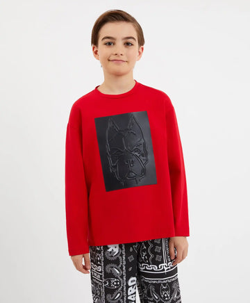 Червена тениска с дълъг ръкав от Gulliver