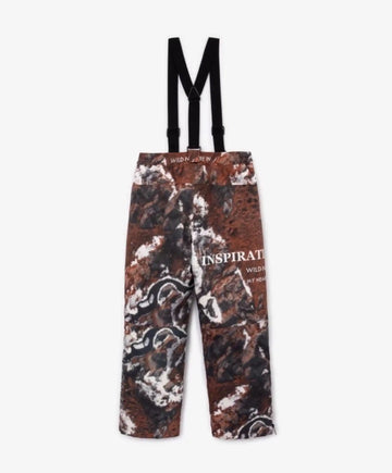 Утеплени мултицветни панталони с рисунка Gulliver