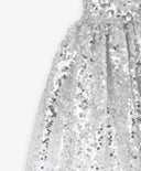 Двуслойна рокля със сребристи пайети Gulliver