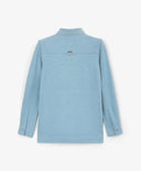 Трикотажна риза с дълъг ръкав синя - Gulliver