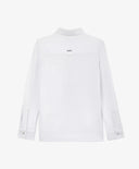 Трикотажна риза с дълъг ръкав бяла - Gulliver