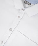 Трикотажна риза с дълъг ръкав бяла - Gulliver