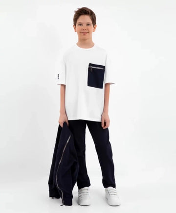 Тениска с къс ръкав бяла - Gulliver