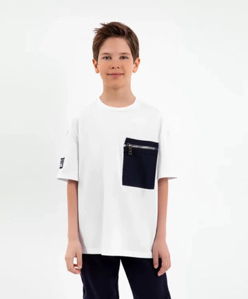 Тениска с къс ръкав бяла - Gulliver