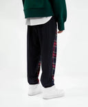 Текстилен панталон стеснен към долната част син - Gulliver