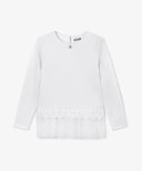 Трикотажна блуза бяла - Gulliver