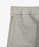 Разкроени панталони от футер сиви за момиче Gulliver