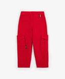 Червени прави панталони с карго джобове за момиче Gulliver