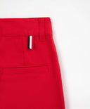 Червени прави панталони с карго джобове за момиче Gulliver