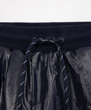 Полусезонни панталони от бляскав плат тъмносини с поларена подплата за момиче Gulliver