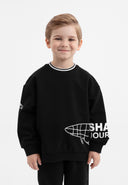 Блуза (суитшърт) - модел свободна кройка с паднало рамо от Gulliver