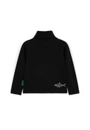 Черна поло блуза с права кройка от Gulliver