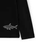 Черна поло блуза с права кройка от Gulliver