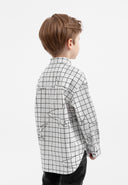 Бяла риза с удължен заоблен гръб от Gulliver