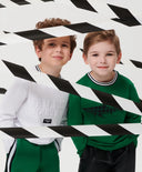 Трикотажен лонгслив зелен за МОМЧЕ основен изглед