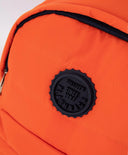 Раница мека форма от матов плат оранжева за момче Gulliver