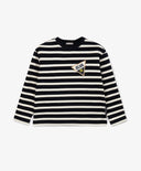 Трикотажен лонгслив син за МОМЧЕ основен изглед