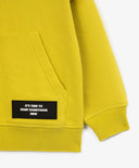 Горчично худи от футер за момче Gulliver