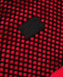 Трикотажен лонгслив с мрежа червен за момиче Gulliver