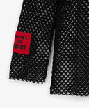 Лонгслив от мрежа черен за момиче Gulliver