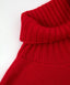 Плетена рокля с дълъг ръкав червена за момиче Gulliver