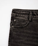 Slim дънки с износване сиви за момиче Gulliver