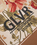 Трикотажен лонгслив с обемни ръкави и принт кафяв за момиче Gulliver