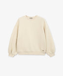 Суитшърт от капитоне кремав за момиче Gulliver