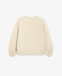 Суитшърт от капитоне кремав за момиче Gulliver