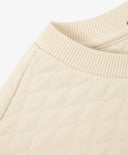 Суитшърт от капитоне кремав за момиче Gulliver