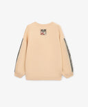 Плетен кардиган оверсайз топъл бежов за момиче Gulliver