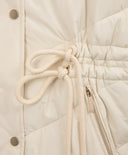 Полусезонно яке-кейп капитонирано кремаво за момиче Gulliver