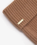 Плетена шапка кафява за момиче Gulliver