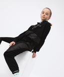 Черно худи със свободна кройка от Gulliver