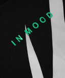 Блуза с дълъг ръкав от трико и мрежа, черна, за момиче Gulliver