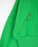 Зелено трикотажно худи за момиче Gulliver