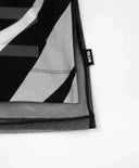 Рокля с дълъг ръкав от трико и мрежа, черно-бяла, за момиче Gulliver