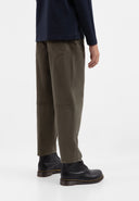 Втален панталон в цвят хаки от Gulliver