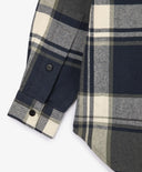 Фланелена риза оверсайз с дълъг ръкав и качулка от плат на каре за момче Gulliver