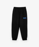 Трикотажни джогъри с принт черни за момче Gulliver