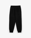 Трикотажни джогъри с принт черни за момче Gulliver